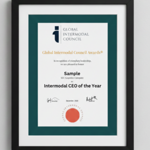GICA® Framed Award Certificate