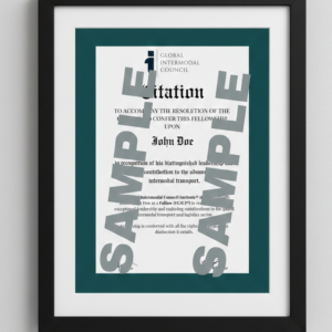 GICA® Framed Award Citation